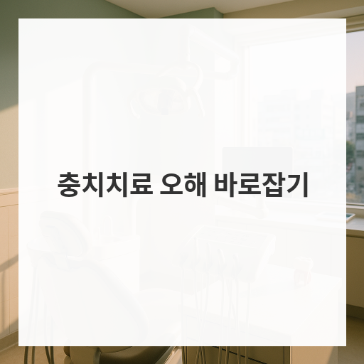 충치치료 오해 바로잡기